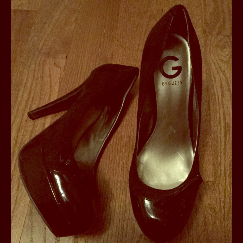 Guess black high heels